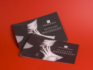 temple spa skincare leaflet